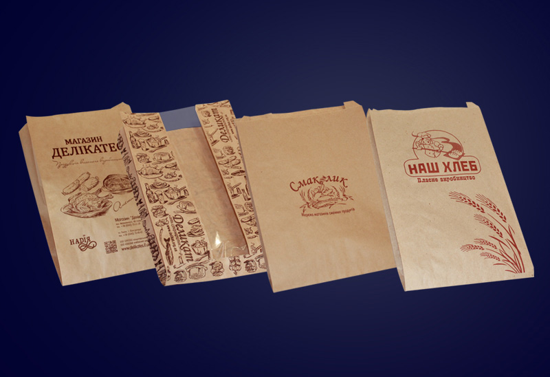 Sachet (Flat bottom) paper bags (range)